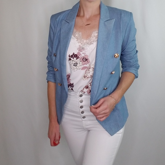 Vici denim blazer - Picture 2 of 8